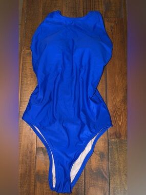 Kona Sol Royal Blue One-Piece Swimsuit